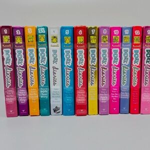Dork Diaries series. 1-13 includes 3 1/2. in good condition. still in box.